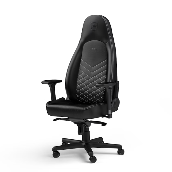 Noblechairs ICON Black/Platinum White Noblechairs ICON Black/Platinum White